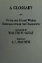 [Gutenberg 62809] • A Glossary of Stuart and Tudor Words / especially from the dramatists